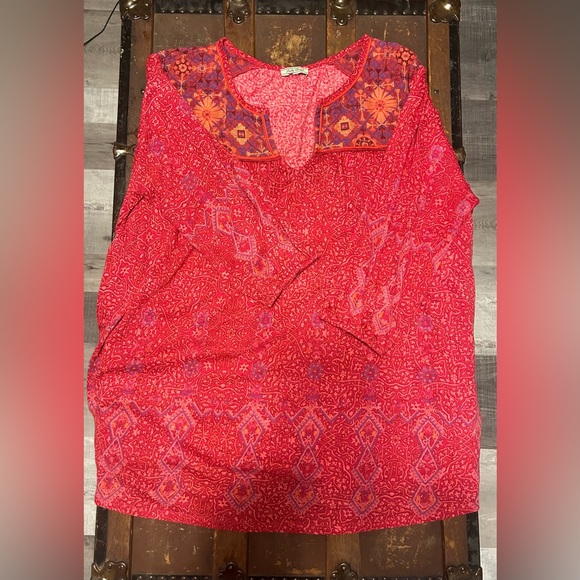 Lucky Brand multicolored swing top size 2X - Picture 3 of 6